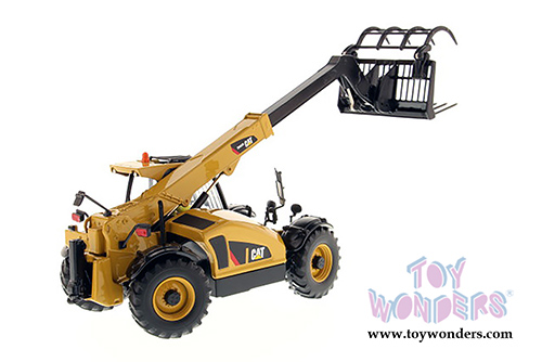 Diecast Masters - Caterpillar TH407C Telehandler with Attachments - High Line Series (1/32 scale diecast model car, Yellow/black) 85278