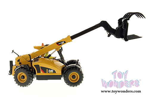Diecast Masters - Caterpillar TH407C Telehandler with Attachments - High Line Series (1/32 scale diecast model car, Yellow/black) 85278