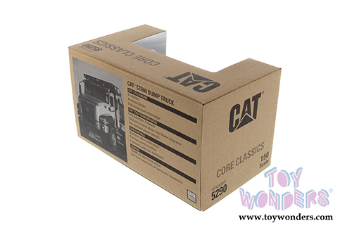 Diecast Masters - Caterpillar CT660 Dump Truck with Operator - Core Classics Series (1/50 scale diecast model car, Yellow/Black) 85290C