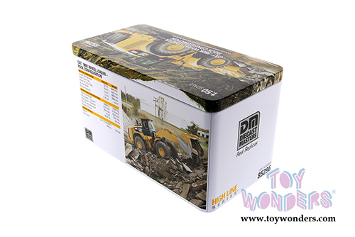 Diecast Masters - Caterpillar 980K Wheel Loader Rock Configuration Tractor with Operator - High Line Series (1/50 scale diecast model car, Yellow) 85296