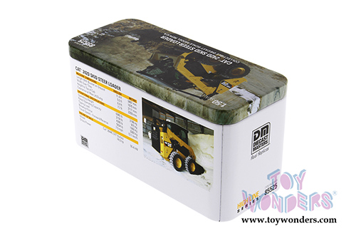 Diecast Masters - Caterpillar 242D Compact Skid Steer Loader with Operator - High Line Series (1/50 scale diecast model car, Yellow) 85525