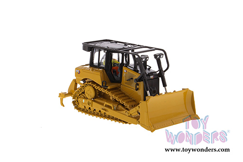 Diecast Masters - Caterpillar D6 Track-Type Tractor with SU Blade and Operator - High Line Series (1/50 scale diecast model car, Yellow) 85553