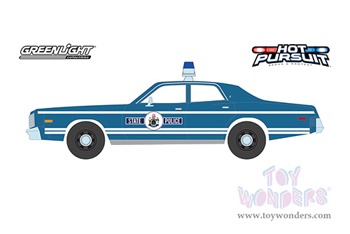 Greenlight - Plymouth Fury Maine State Police - Hot Pursuit Series 6 (1978, 1/24 scale diecast model car, Blue) 85562