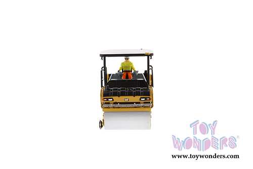 Diecast Masters - Caterpillar CB-13 Tandem Vibratory Roller ROPS with Operator - High Line Series (1/50 scale diecast model car, Yellow) 85594