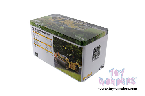 Diecast Masters - Caterpillar CB-13 Tandem Vibratory Roller ROPS with Operator - High Line Series (1/50 scale diecast model car, Yellow) 85594