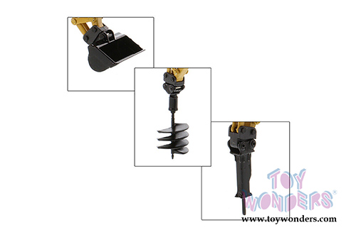 Diecast Masters - Caterpillar 308 CR Mini Hydraulic Excavator with Operator - High Line Series (1/50 scale diecast model car, Yellow) 85596