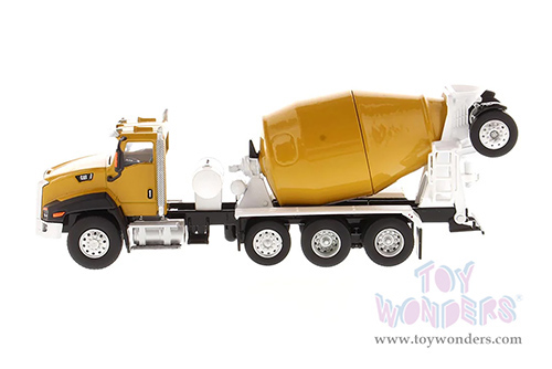 Diecast Masters - Caterpillar® CT660 McNeilus Bridgemaster Concrete-Mixer - Play & Collect! Series (1/64 scale diecast model car, Yellow) 85632 MAP: $24.99