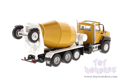 Diecast Masters - Caterpillar® CT660 McNeilus Bridgemaster Concrete-Mixer - Play & Collect! Series (1/64 scale diecast model car, Yellow) 85632 MAP: $24.99