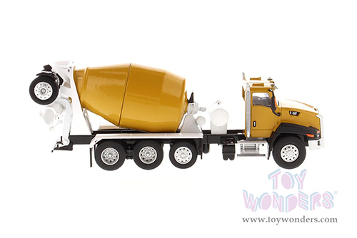 Diecast Masters - Caterpillar® CT660 McNeilus Bridgemaster Concrete-Mixer - Play & Collect! Series (1/64 scale diecast model car, Yellow) 85632 MAP: $24.99