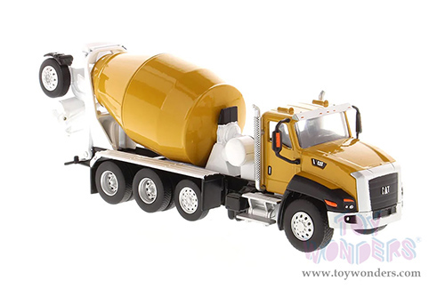 Diecast Masters - Caterpillar® CT660 McNeilus Bridgemaster Concrete-Mixer - Play & Collect! Series (1/64 scale diecast model car, Yellow) 85632 MAP: $24.99