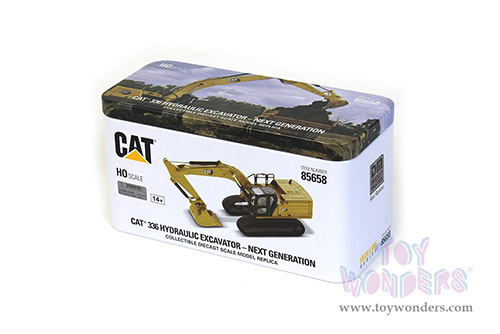 Diecast Masters - Caterpillar® 336 Next Generation Hydraulic Excavator - High Line Series (HO 1/87 scale diecast model car, Yellow) 85658 MAP: $49.99