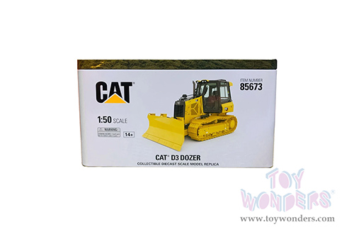 Diecast Masters - Caterpillar® D3 Track Type Dozer with Operator - High Line Series (1/50 scale diecast model car, Yellow) 85673 MAP: $109.99