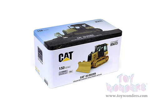 Diecast Masters - Caterpillar® D3 Track Type Dozer with Operator - High Line Series (1/50 scale diecast model car, Yellow) 85673 MAP: $109.99