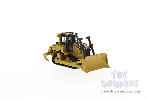 Diecast Masters - Caterpillar® D6R Track-Type Tractor - Play & Collect! Series (1/64 scale diecast model car, Yellow) 85691