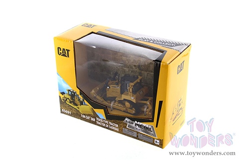 Diecast Masters - Caterpillar® D6R Track-Type Tractor - Play & Collect! Series (1/64 scale diecast model car, Yellow) 85691
