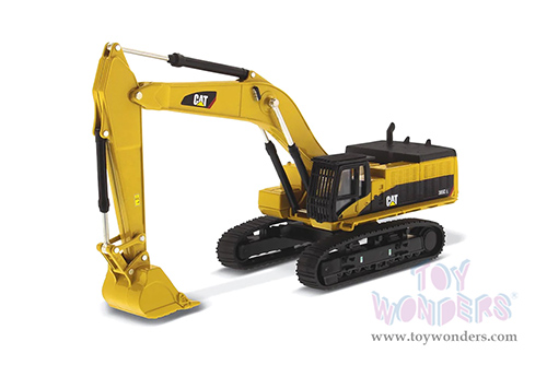 Diecast Masters - Caterpillar® 385C L Hydraulic Excavator - Play & Collect! Series (1/64 scale diecast model car, Yellow/Black) 85694 MAP: $29.99