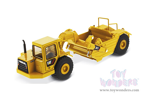 Diecast Masters - Caterpillar® Wheel Tractor 611 Scraper - Play & Collect! Series (1/64 scale diecast model car, Yellow/Black) 85695 MAP: $29.99