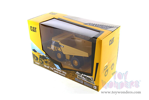 Diecast Masters - Caterpillar® 775E Off Highway Truck - Play & Collect! Series (1/64 scale diecast model car, Yellow/Black) 85696 MAP: $29.99