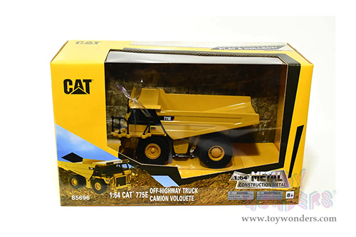 Diecast Masters - Caterpillar® 775E Off Highway Truck - Play & Collect! Series (1/64 scale diecast model car, Yellow/Black) 85696 MAP: $29.99