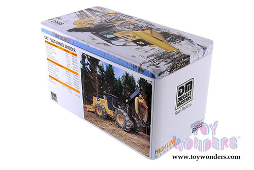 Diecast Masters - Caterpillar 555D Wheel Skidder with Operator High Lines Series (1/50 scale diecast model car, Yellow) 85932
