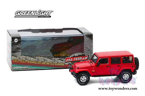 Greenlight - All Terrain Jeep&reg; Wrangler Assortment (1/43 scale diecast model car, Asstd.) 86000Q