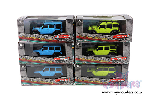 Greenlight - All Terrain Jeep&reg; Wrangler Assortment (1/43 scale diecast model car, Asstd.) 86000R