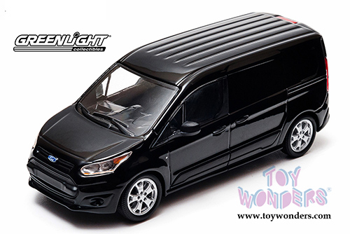 Greenlight - Ford Transit Connect Minivan (2014, 1/43 scale diecast model car, Black) 86045