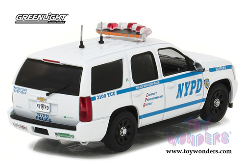 Greenlight - Chevrolet Tahoe New York City Police Department | NYPD (2012, 1/43 scale diecast model car, White w/Blue) 86082