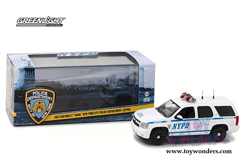 Greenlight - Chevrolet Tahoe New York City Police Department | NYPD (2012, 1/43 scale diecast model car, White w/Blue) 86082