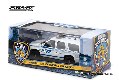 Greenlight - Chevrolet Tahoe New York City Police Department | NYPD (2012, 1/43 scale diecast model car, White w/Blue) 86082