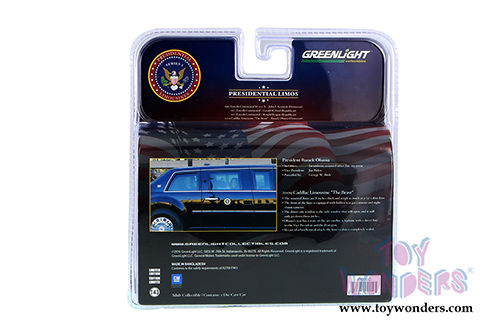 Greenlight Presidential Limos - Barack Obama's Limousine "The Beast"  (2009, 1/43 scale diecast model car, Black) 86110D
