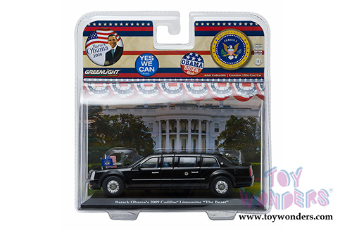 Greenlight Presidential Limos - Presidential Limos Assortment Series 2 (1961, 1972, 2009, 1/43 scale diecast model car, Asstd.) 86120