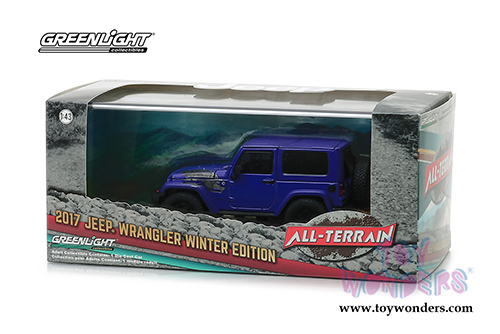 Greenlight - All Terrain Jeep&reg; Wrangler Winter Edition (2017, 1/43 scale diecast model car, Xtreme Purple) 86151