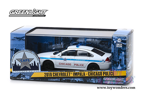 Greenlight - Chevrolet&reg; Impala&trade; Chicago Police (2010, 1/43 scale diecast model car, White) 86166