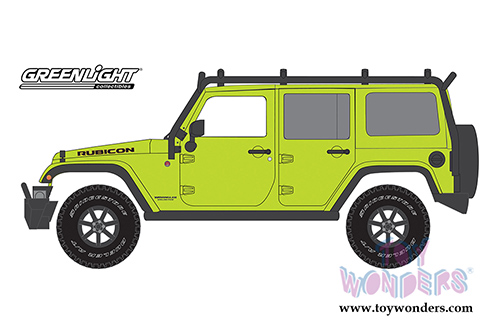 Greenlight - All Terrain Jeep&reg; Wrangler Unlimited Rubicon (2016, 1/43 scale diecast model car, Hyper Green) 86179