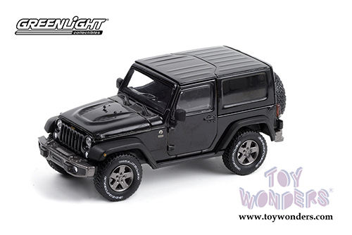 Greenlight - All Terrain Jeep&reg; Wrangler 75th Anniversary Edition (2016, 1/43 scale diecast model car, Black) 86187