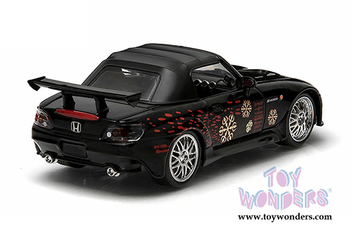 Greenlight Fast & Furious - Johnny's Honda S2000 Convertible (2000, 1/43 scale diecast model car, Black) 86205