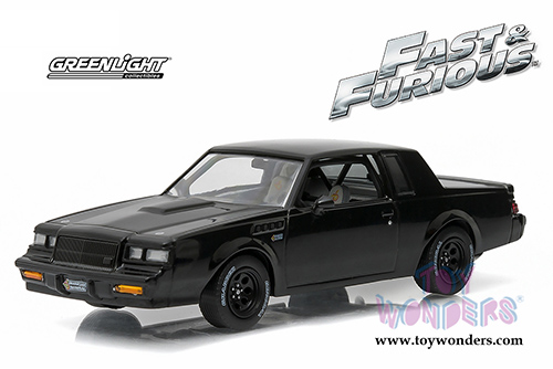 Greenlight Fast & Furious - Dom's Buick Grand National GNX Hard Top (1987, 1/43 scale diecast model car, Black) 86231
