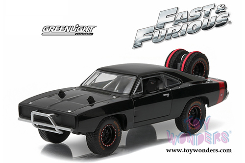 Greenlight Fast & Furious - Dom's Dodge Charger R/T Off Road (1970, 1/43 scale diecast model car, Black) 86232