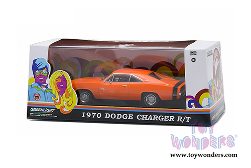 Greenlight - Dodge Charger R/T HEMI Hard Top (1970, 1/43 scale diecast model car, Orange) 86302