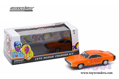 Greenlight - Dodge Charger R/T HEMI Hard Top (1970, 1/43 scale diecast model car, Orange) 86302