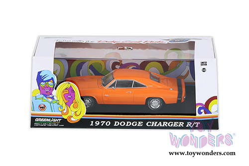 Greenlight - Dodge Charger R/T HEMI Hard Top (1970, 1/43 scale diecast model car, Orange) 86302