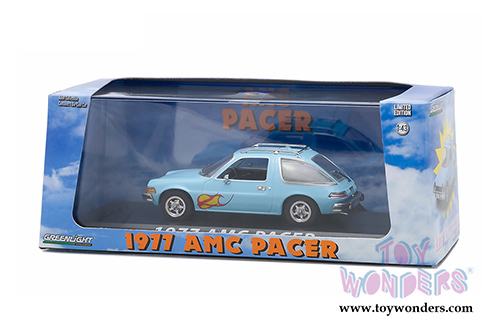 Greenlight - AMC Pacer Hard Top (1977, 1/43 scale diecast model car, Blue) 86306