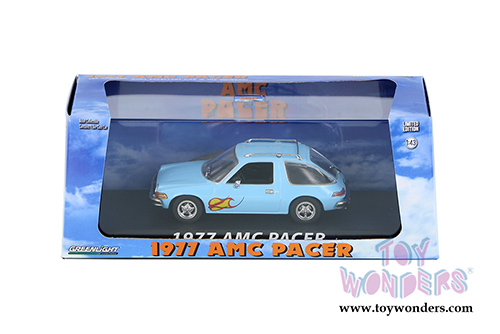 Greenlight - AMC Pacer Hard Top (1977, 1/43 scale diecast model car, Blue) 86306