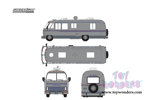 Greenlight - Airstream Excella Turbo 280 (1981, 1/43 scale diecast model car, Silver) 86312