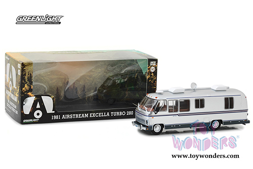 Greenlight - Airstream Excella Turbo 280 (1981, 1/43 scale diecast model car, Silver) 86312