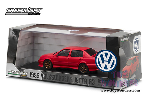 Greenlight - Volkswagen Jetta A3 Hardtop (1995, 1/43 scale diecast model car, Red) 86313