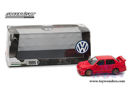 Greenlight - Volkswagen Jetta A3 Hardtop (1995, 1/43 scale diecast model car, Red) 86313
