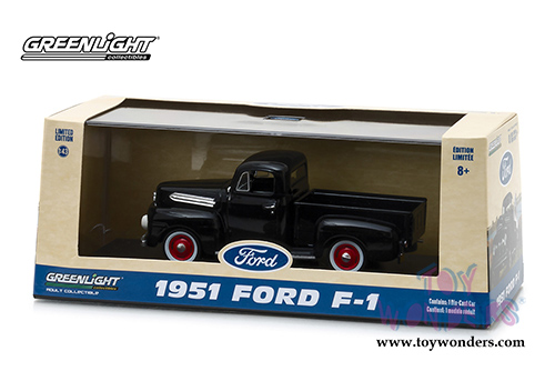 Greenlight - Ford F-1 Pickup Truck (1951, 1/43 scale diecast model car, Raven Black) 86315