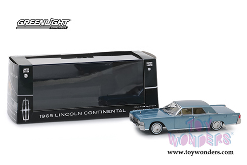 Greenlight - Lincoln Continental Hard Top (1965, 1/43 scale diecast model car, Madison Gray Metallic) 86329